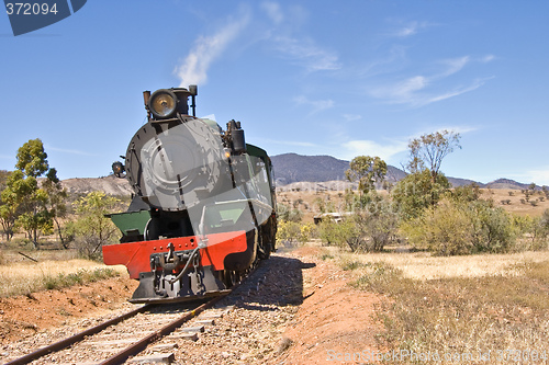 Image of old steam train