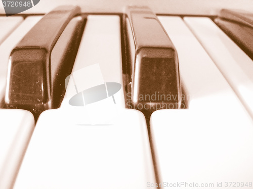 Image of  Music keyboard vintage