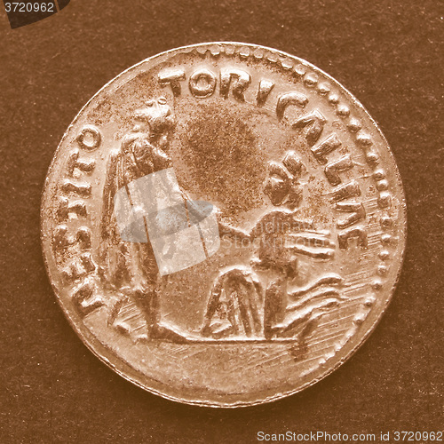 Image of  Roman coins vintage