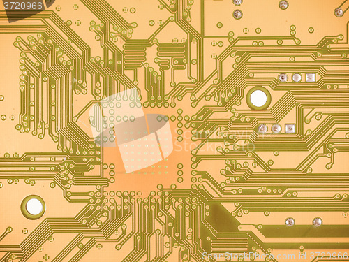 Image of  Printed circuit background vintage