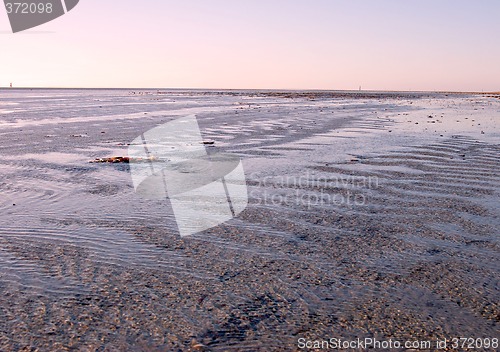 Image of sunset on the beach