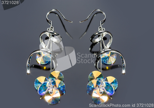 Image of Pear Diamonds Earrings