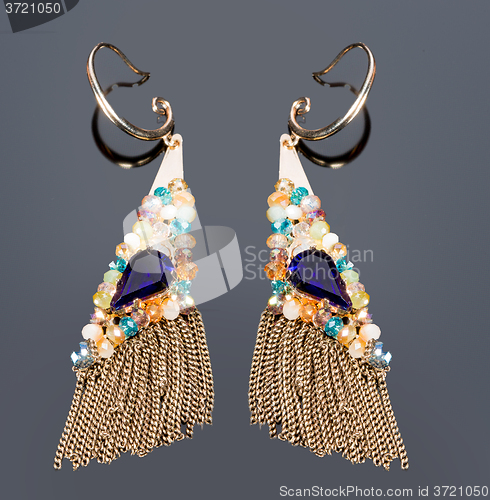 Image of Pear Diamonds Earrings