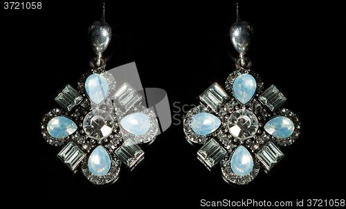 Image of Pear Diamonds Earrings