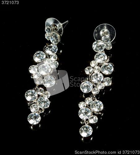 Image of Pear Diamonds Earrings