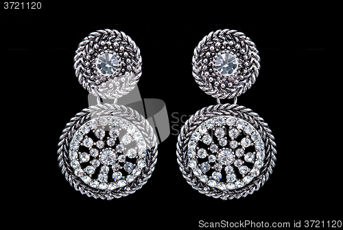 Image of Pear Diamonds Earrings