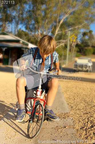 Image of riding a bike