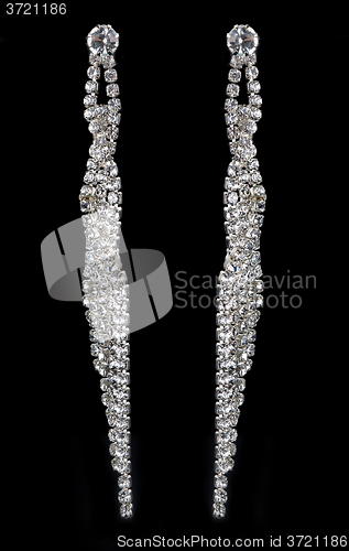 Image of Pear Diamonds Earrings