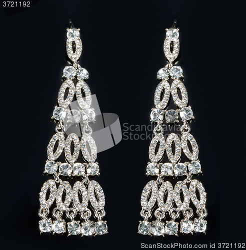 Image of Pear Diamonds Earrings