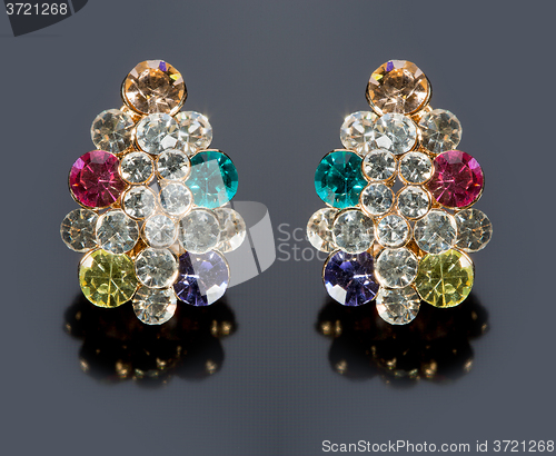 Image of Pear Diamonds Earrings