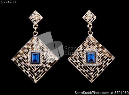 Image of Pear Diamonds Earrings