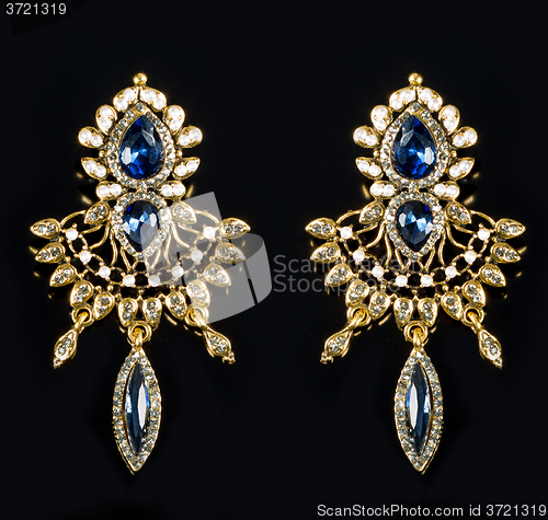 Image of Pear Diamonds Earrings