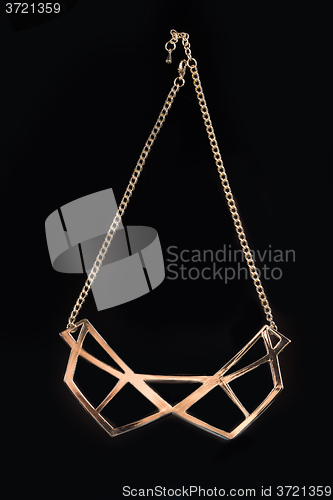 Image of metallic necklace 