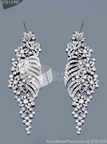 Image of Pear Diamonds Earrings
