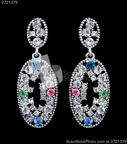 Image of Pear Diamonds Earrings