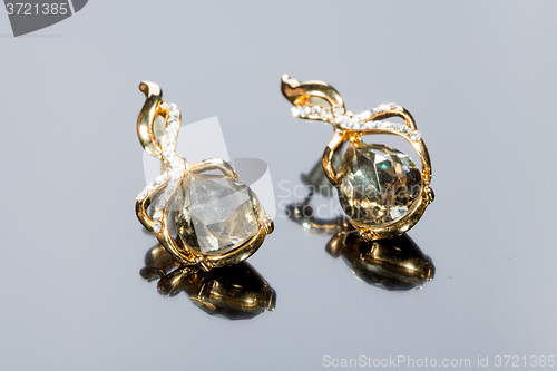 Image of Pear Diamonds Earrings