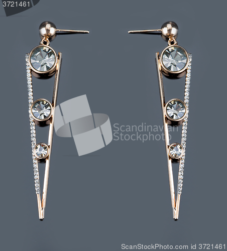 Image of Pear Diamonds Earrings