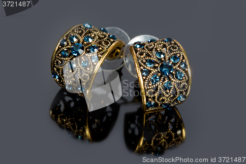 Image of Pear Diamonds Earrings