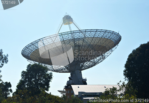 Image of radio telescope