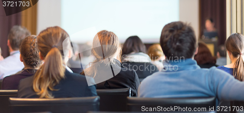 Image of Audience in the lecture hall.