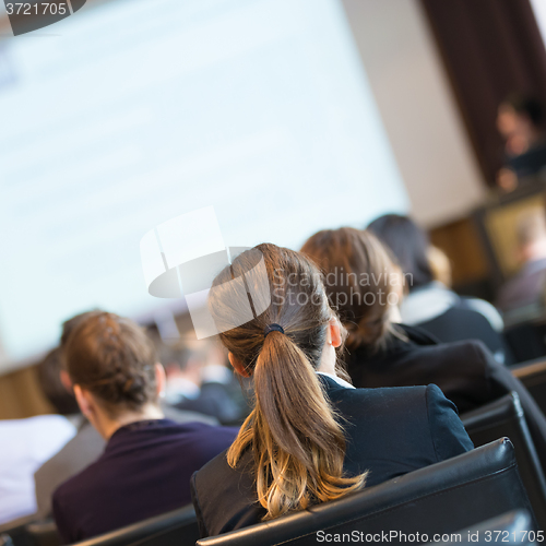 Image of Audience in the lecture hall.
