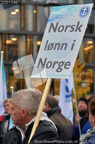 Image of Norwegian Trade union rally