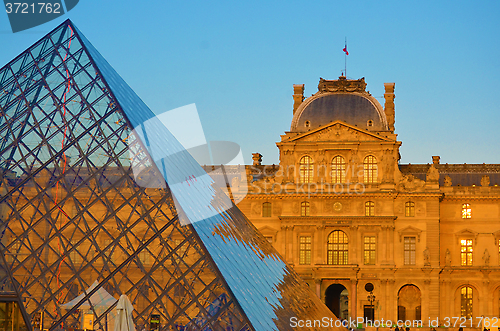 Image of The Louvre museum in France