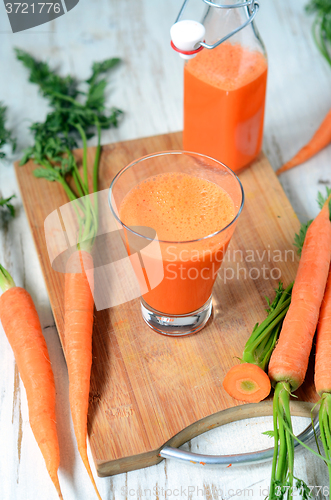 Image of Carrot juice in glass