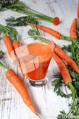 Image of Carrot juice in glass