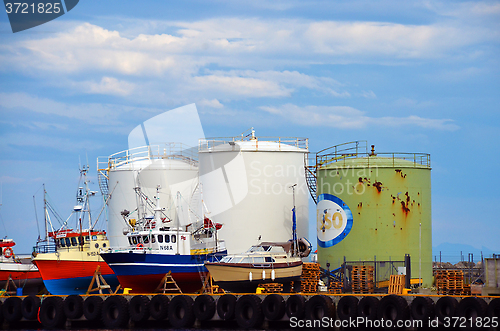 Image of Fuel silos in Andenes, Andoya, Norway