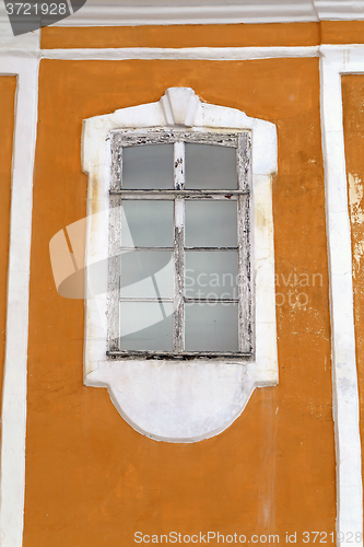 Image of Old window in a building