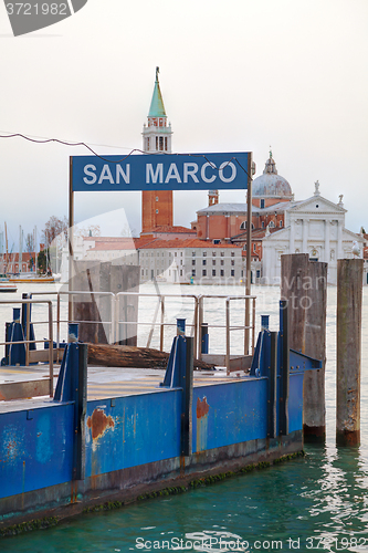 Image of San Marco water bus stop sign