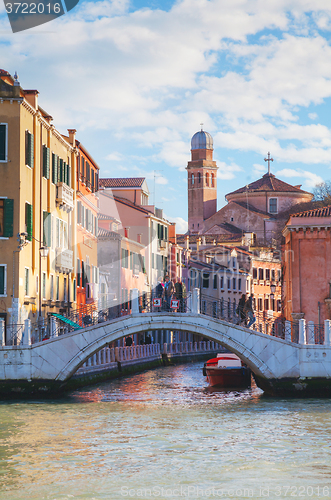 Image of Overview of Grand Canal in Venice, Italy