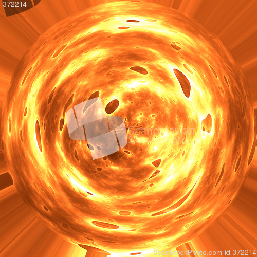 Image of fire planet
