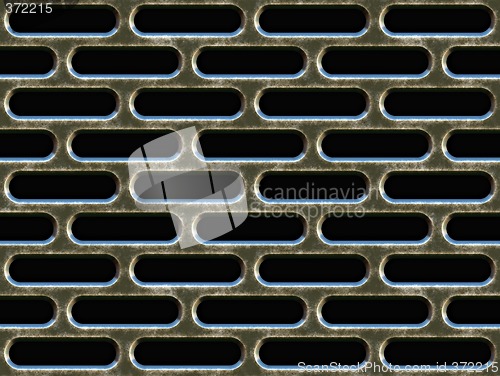 Image of old metal grill