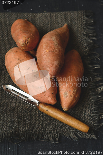 Image of Raw sweet potato