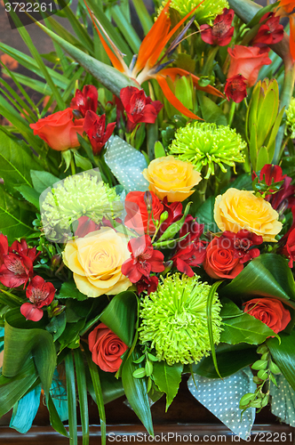 Image of wedding bouquet closeup