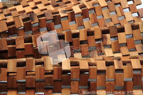 Image of wooden cubes texture