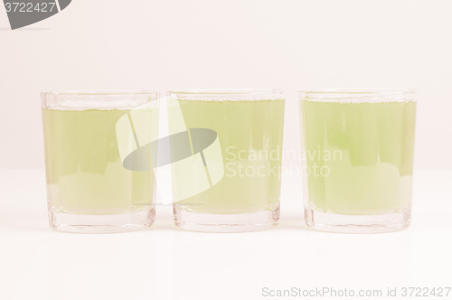 Image of  Green apple juice vintage