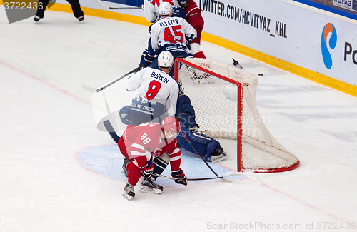 Image of D. Abdullin (88) attack the gate