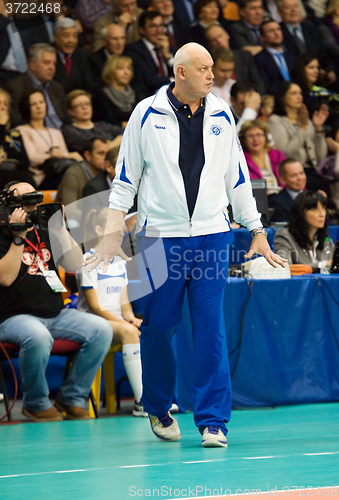 Image of Yuriy Panchenko, head coach of Dinamo Moscow team