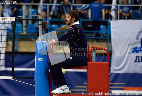 Image of Referee sit on a chair