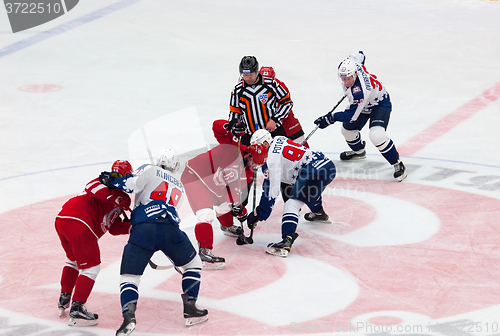 Image of A. Potapov (89) on face-off