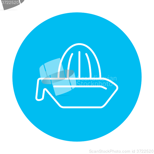 Image of Lemon squeezer line icon.