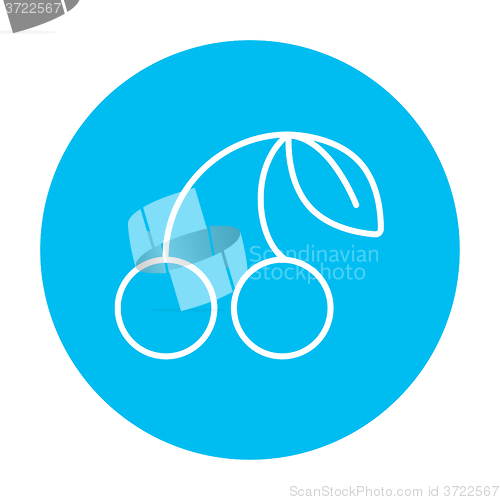 Image of Cherry line icon.