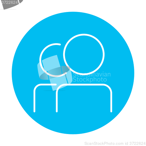 Image of People line icon.