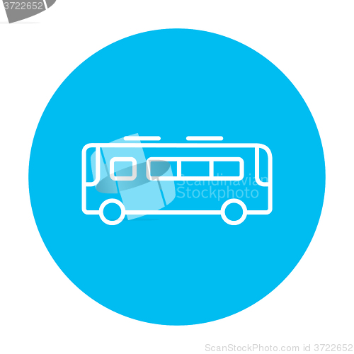 Image of Bus line icon.