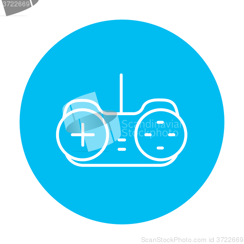 Image of Joystick line icon.