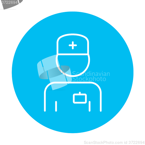 Image of Nurse line icon.