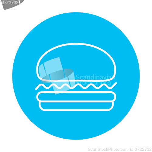 Image of Hamburger line icon.